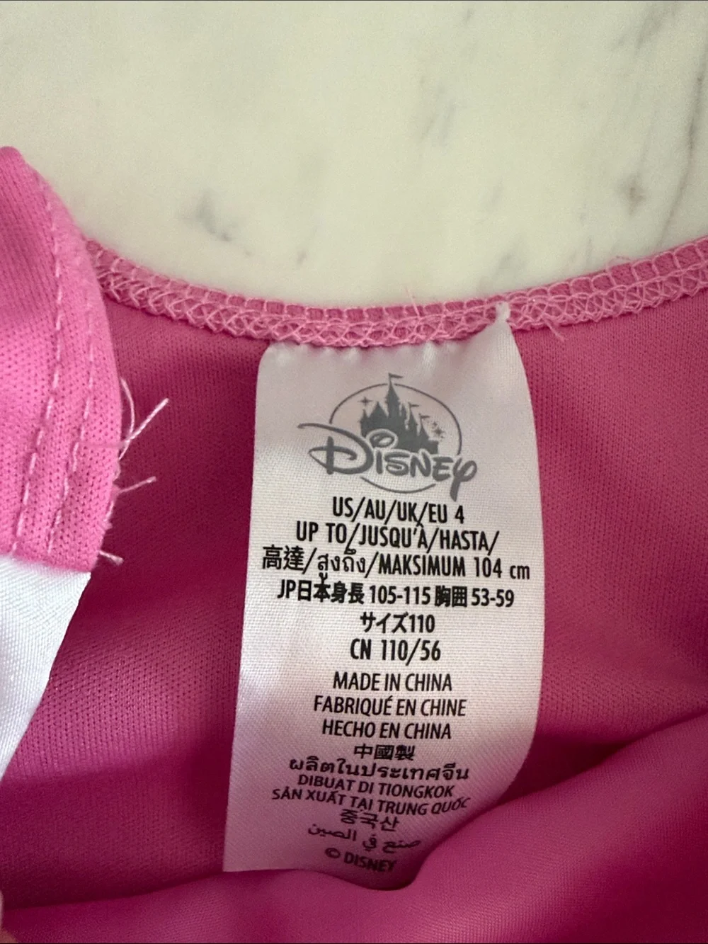 Disney Minnie Mouse costume w/ Gloves